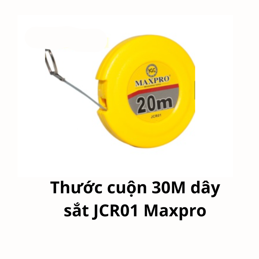 Thước cuộn 30M dây sắt JCR01 Maxpro