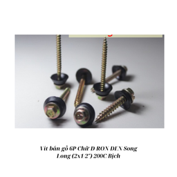 [VBG60DRDSL200] Vít bắn gỗ 6P D (2x1/2") ron đen lớn Song Long_B200_T15