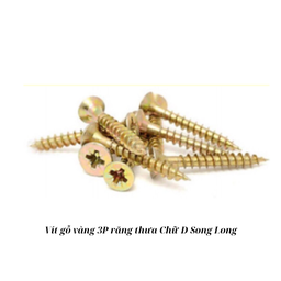 [VGV30DRTSL] Vít gỗ vàng 3P D răng thưa Song Long_B1K_T30