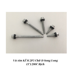 [VTS25KDSL200] Vít tôn sắt 2P5 kẽm D Song Long_T40