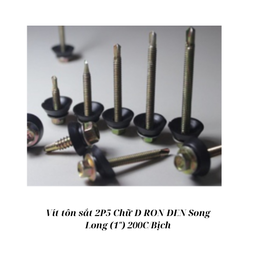[VTS25DRDSL200] Vít tôn sắt 2P5 D (1") ron đen lớn Song Long_B200_T40