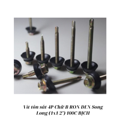 [VTS40BRDSL100] Vít tôn sắt 4P B (1x1/2") ron đen lớn Song Long_B100_T50