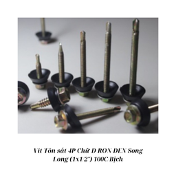 [VTS40DRDSL100] Vít tôn sắt 4P D (1x1/2") ron đen lớn Song Long_B100_T50