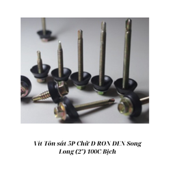 [VTS50DRDSL100] Vít Tôn sắt 5P D (2") ron đen lớn Song Long_B100_T40